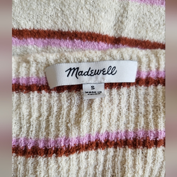 Madewell Knitted Striped Top size S - Picture 5 of 5